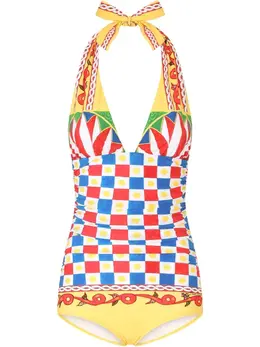 Dolce & Gabbana: Купальник  Carretto