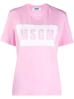 MSGM: Футболка с принтом 