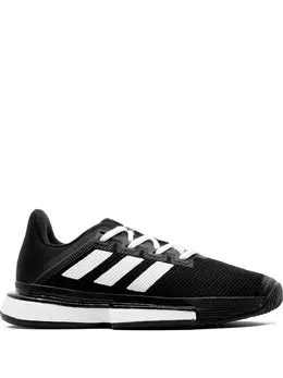 adidas: Чёрные кроссовки  SoleMatch Bounce