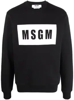 MSGM: Свитшот с принтом 