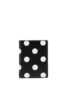 Comme Des Garçons Wallet: Картхолдер в горошек 