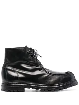 Officine Creative: Чёрные ботинки 