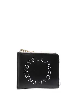 Stella McCartney: Чёрный картхолдер  Stella Logo