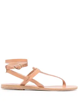 Ancient Greek Sandals: Бежевые сандалии  Estia