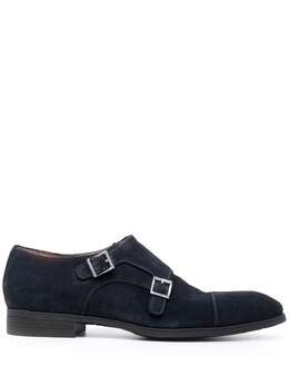 Santoni: Голубые туфли 
