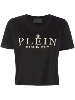 Philipp Plein: Футболка  Iconic Plein с коротким рукавом