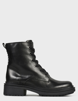 BIKKEMBERGS: Чёрные ботинки 