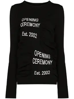 Opening Ceremony: Чёрный свитер  Box Logo