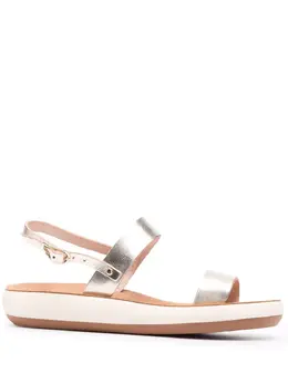 Ancient Greek Sandals: Серебристые сандалии  Clio