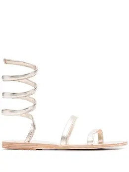 Ancient Greek Sandals: Серебристые сандалии 