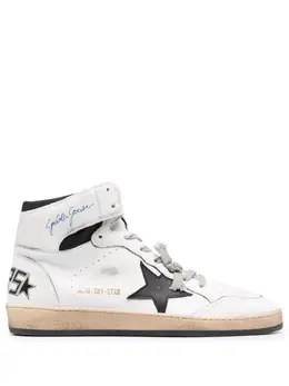 Golden Goose: Белые кроссовки  Sky Star