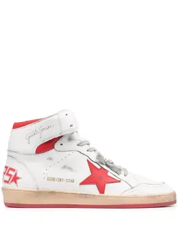 Golden Goose: Белые кроссовки  Sky Star