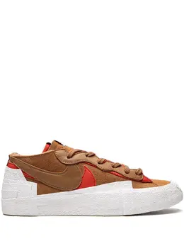 Nike: Коричневые кроссовки  Blazer Low