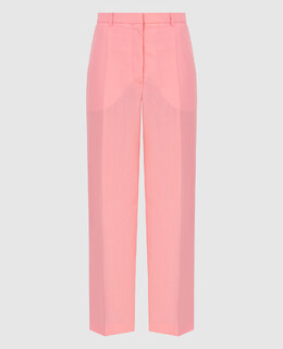 Lanvin: Розовые брюки 