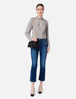 ELISABETTA FRANCHI: Сірі боді 