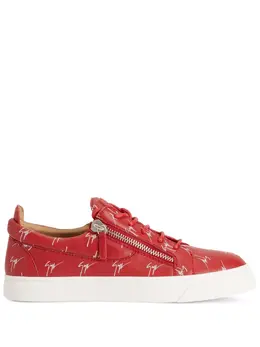 Giuseppe Zanotti: Красные кроссовки  Frankie