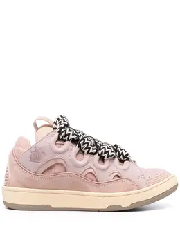 LANVIN: Розовые кроссовки  Curb