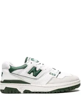 New Balance: Белые кроссовки  550