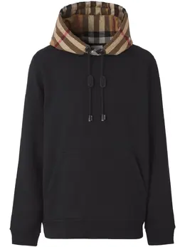 Burberry: Чёрная толстовка 