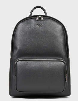 EMPORIO ARMANI: Чёрный рюкзак 