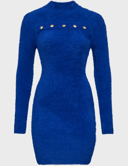 VERSACE JEANS COUTURE: Синее платье 