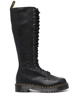 Dr. Martens: Чёрные ботинки 