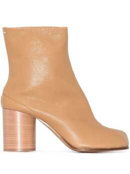 Maison Margiela: Коричневые ботинки  Tabi