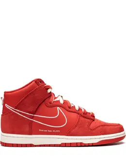 Nike: Красные кроссовки  Dunk