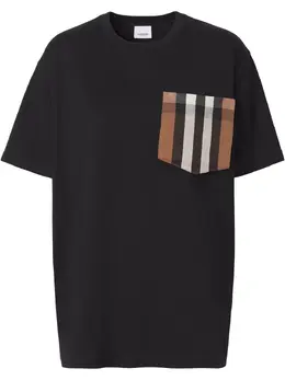 Burberry: Футболка  Pocket в клетку