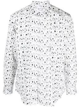 Comme Des Garçons Shirt: Рубашка с принтом 
