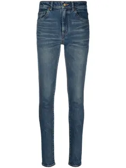 Saint Laurent: Хлопковые джинсы 