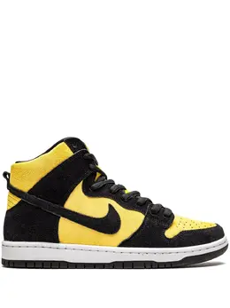 Nike: Жёлтые кроссовки  SB Dunk High Pro