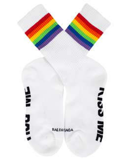 Balenciaga: Белые носки 