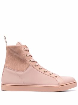 Gianvito Rossi: Розовые кроссовки 