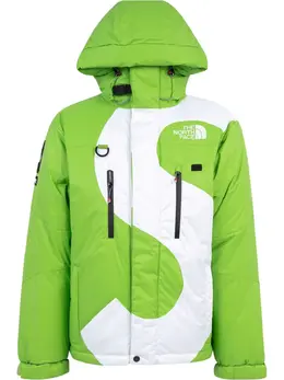 Supreme: Зелёный пуховик 