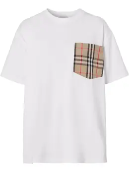 Burberry: Винтажная футболка  Vintage Check