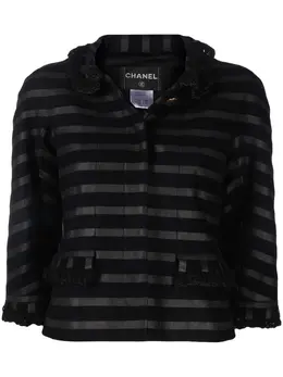 Chanel Pre-Owned: Куртка с воротником 