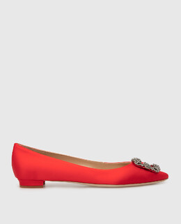 Manolo Blahnik: Красные балетки 