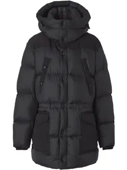 Burberry: Чёрное пальто 