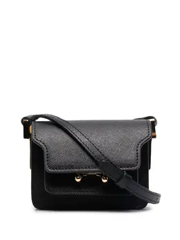 Marni: Чёрная сумка через плечо  Mini Trunk