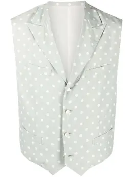 Comme Des Garçons Pre-Owned: Жилет в горошек 