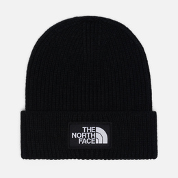 The North Face: Чёрная шапка  Logo Box