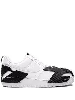 Nike: Чёрные кроссовки  Air Force 1