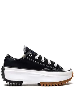Converse: Чёрные кроссовки  Run Star Hike Ox