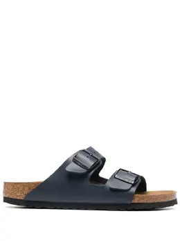 Birkenstock: Голубые сандалии 