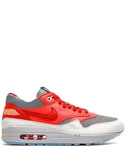 Nike: Оранжевые кроссовки  Air Max 1