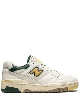 New Balance: Белые кроссовки  550