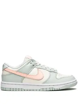 Nike: Зелёные кроссовки  Dunk Low