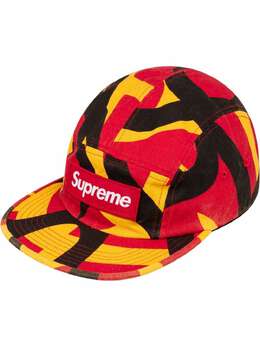 Supreme: Кепка  Camp с принтом