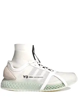Y-3: Белые кроссовки  Runner 4D IOW